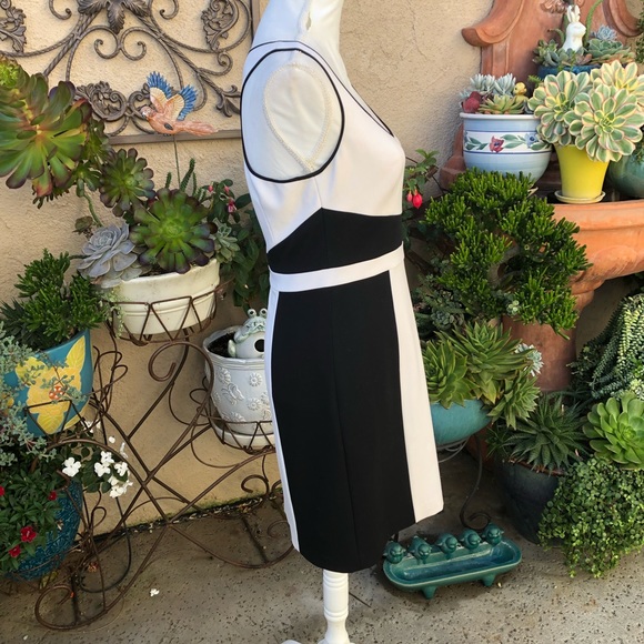 NWOT Jay Godfrey Racer Back Color Block Mini Dress *Perfect Professional Dress* - Picture 8 of 12